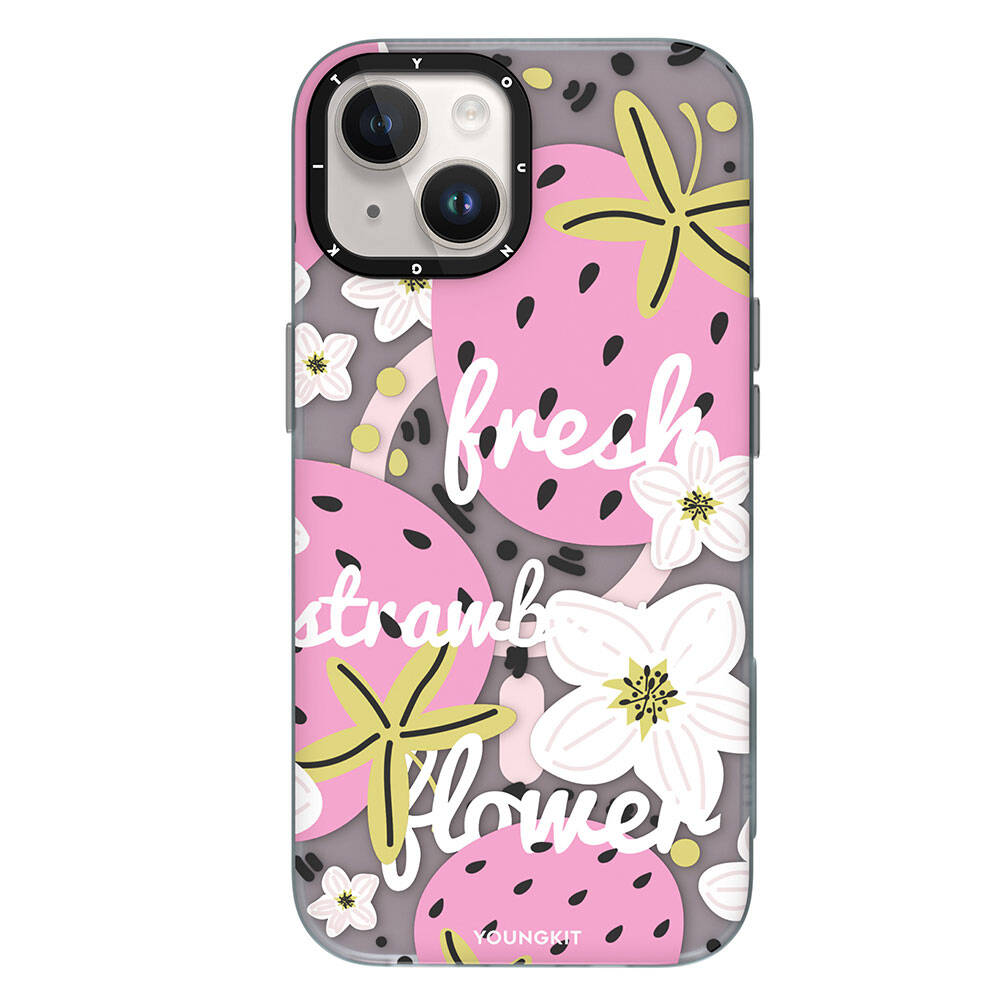 Youngkit Fruity Flavour Serisi iPhone 14 Kılıf Magsafe Şarj Özellikli Yaz Meyvesi Desenli Telefon Kılıfı - 2 Youngkit Fruity Flavour Serisi iPhone 14 Kılıf Magsafe Şarj Özellikli Yaz Meyvesi Desenli Telefon Kılıfı - 2